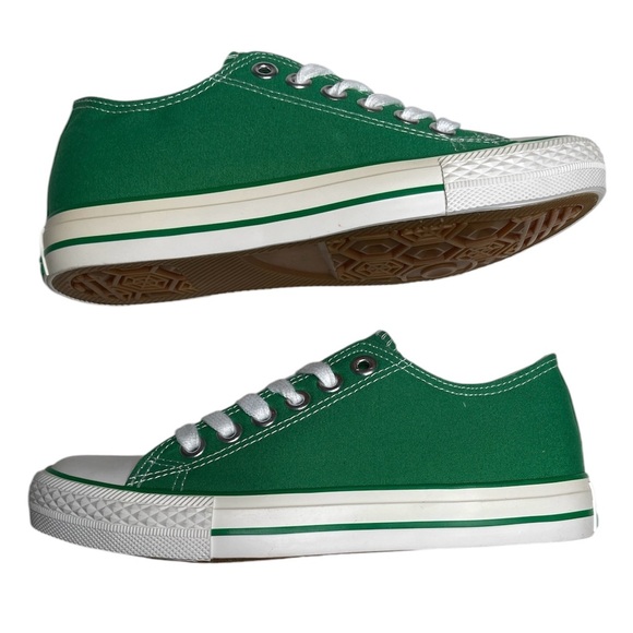 Heineken Green Canvas Low Top Sneaker Size 7.5 - Picture 5 of 10